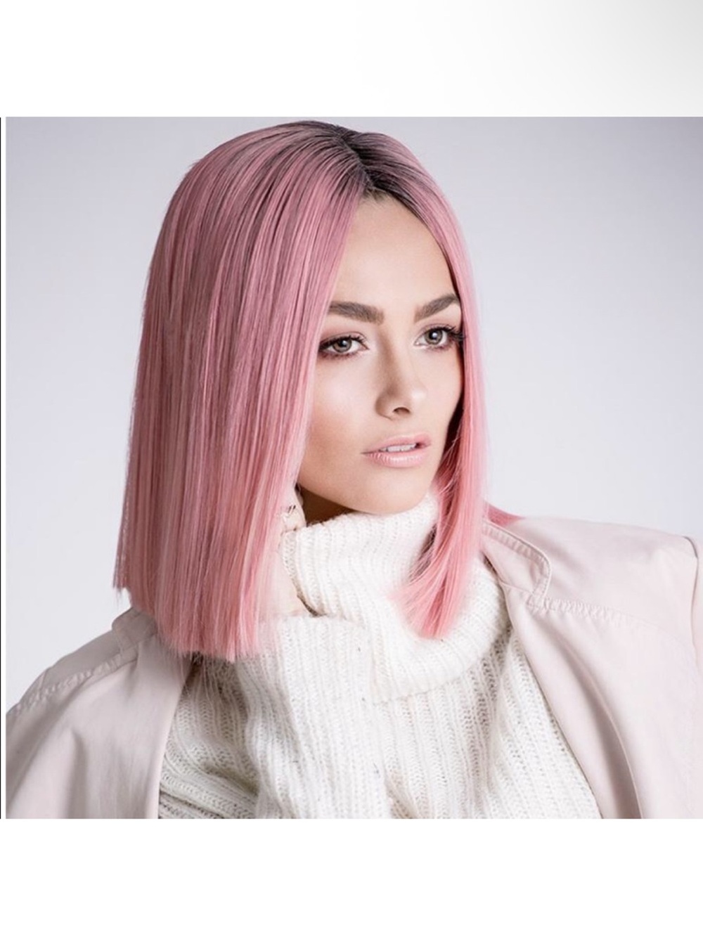 Bellami Felicia 15” Straight Synthetic Lace Front Wig | Heat Resistant | 230G